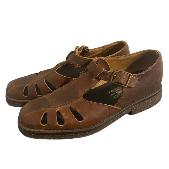 𝅺ROOTS leather sandals - vintage - Picture 1 of 12